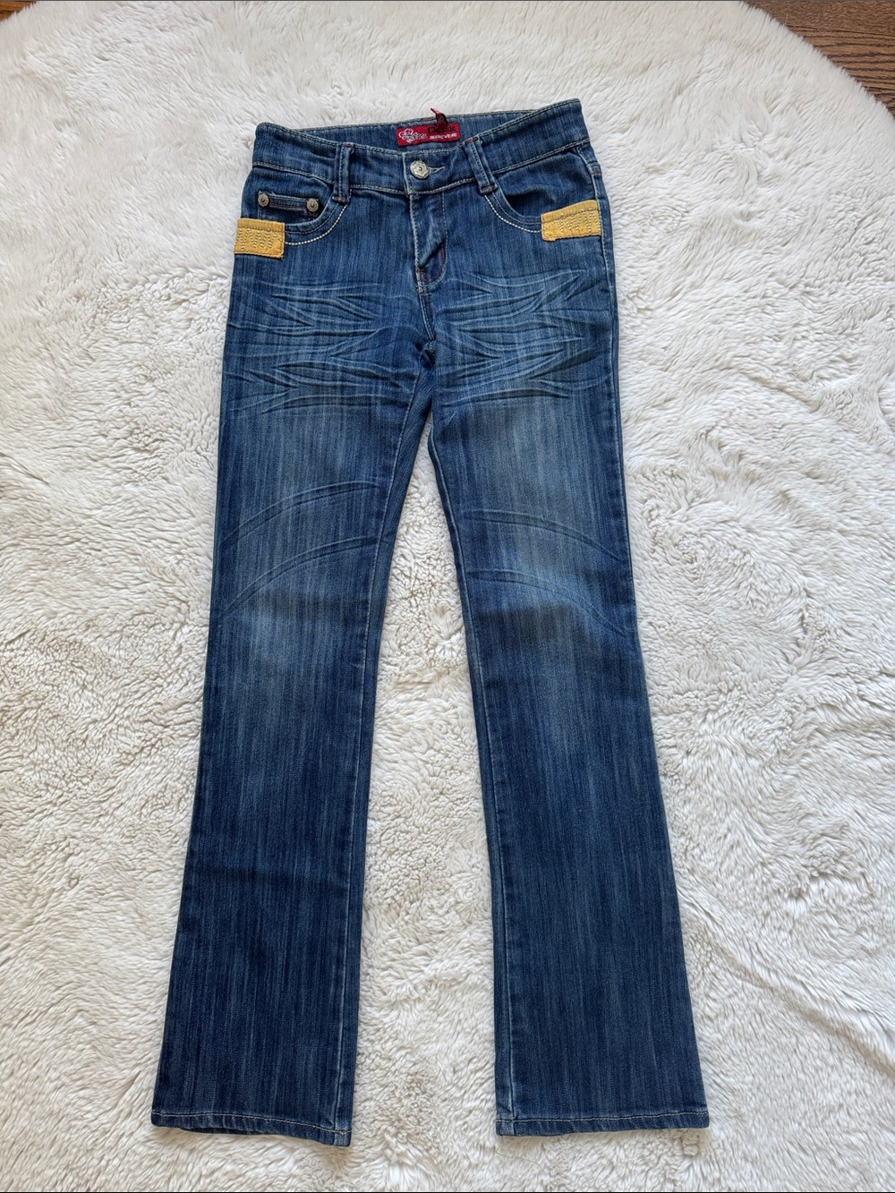 💙Dark Blue Flare Jeans